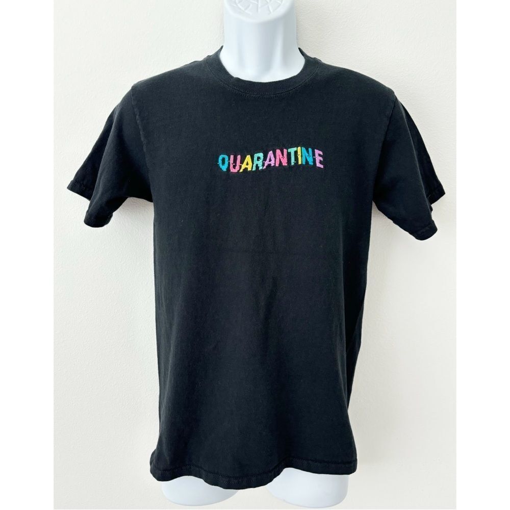PacSun Black Rainbow Quarantine Mens T-Shirt Size Small